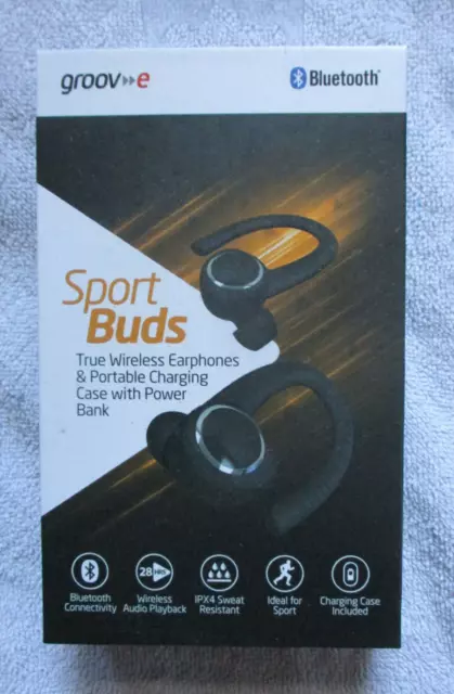 GROOVE SPORT BUDS True Wireless Earphones Portable Charging Case