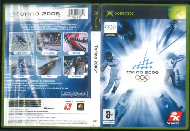 Torino 2006 Official Game Olimpiadi Completo Xbox Ottimo Usato Pal