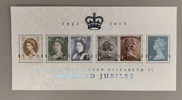 GB 2012 Diamond Jubilee Mini-sheet - SG 3272 MNH