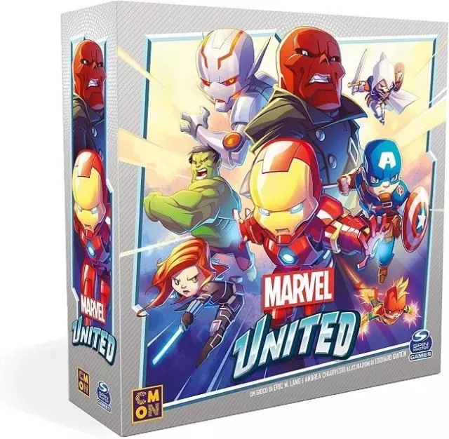 Marvel United - Jeu de Table En Italien - Spin Master Game Asmodee