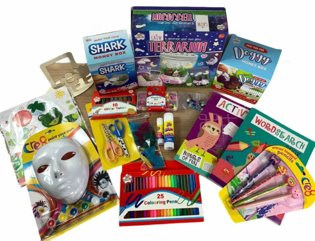 Kit attività artigianale per bambini 🙂 🙂 🙂 età mista ragazzi e ragazze 29 articoli kit pacchetto