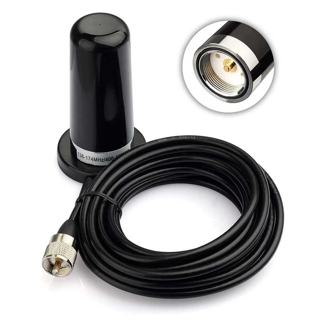 DUALBAND ANTENNA NMO Mount VHF/UHF Set For Car Vehicle Mobile