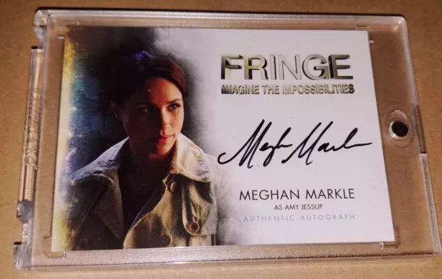 Fringe 2012 Meghan Markle Autograph Card.duchess Of Sussex. Season 1+2. Rare.