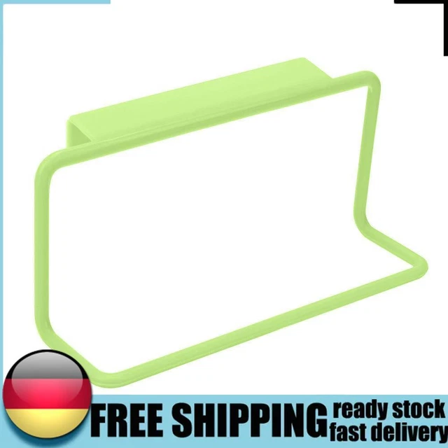 Asciugamano portatile appeso scaffale armadio da cucina sopra la porta supporto bagno K