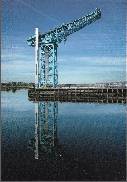 Clydebank, W Dunbartonshire - Titan Crane, shipyard - postcard c.2000s