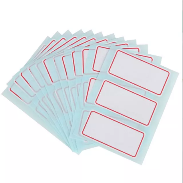 36 labels stickers Sheets White Self-Adhesive Label Name Sticker Blank NoteB WY4