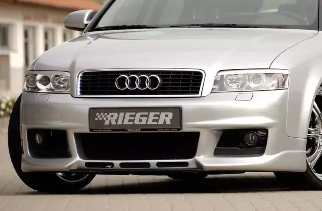 Audi A4 (8E) Typ B6 Rieger Spoilerstoßstange neues Design mit 3 Lüftungsschlitze