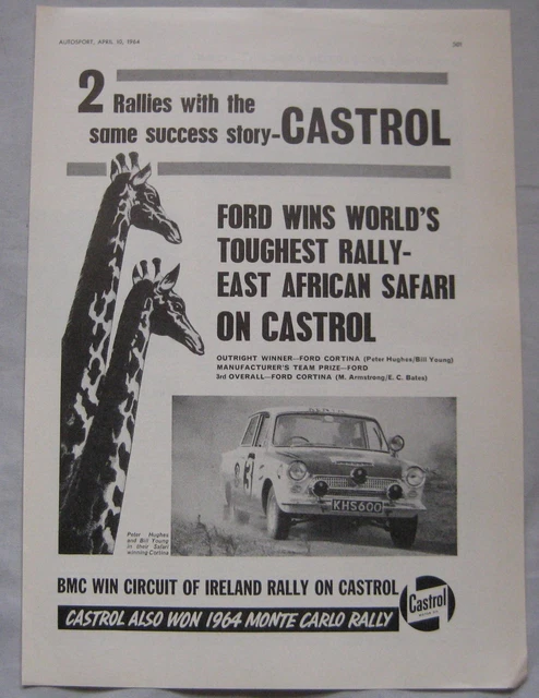 1964 Castrol Original advert No.3