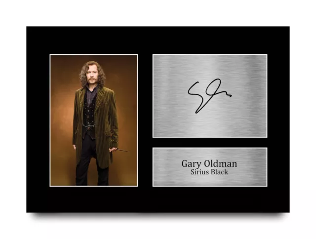 Gary Oldman Harry Potter Sirius Black Gifts Signed A4 Photo Print for Movie Fans