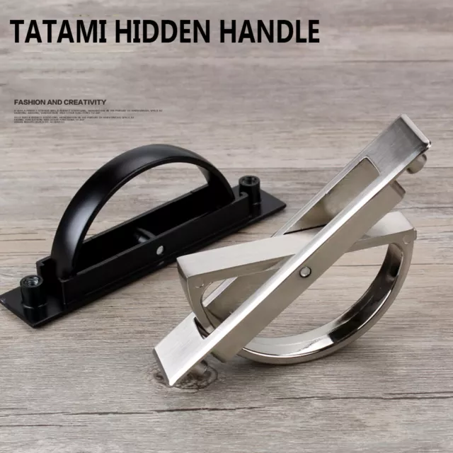 Alloy Floor Cabinet Tatami Hidden Handle Flush Pull Cover Recessed Door Handle