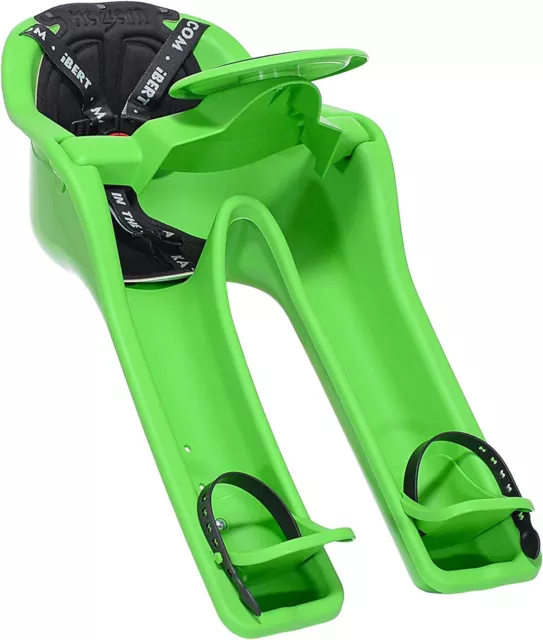 IBERT NEW Child Ages 1-3 Green Front Handlebar Padded Bicycle Bike Safe-T-Seat