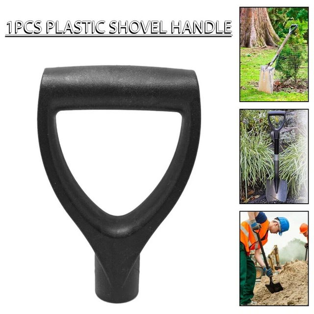 1X BLACK PLASTIC Shovel Replacement DGrip Spade Fork Handle Shaft