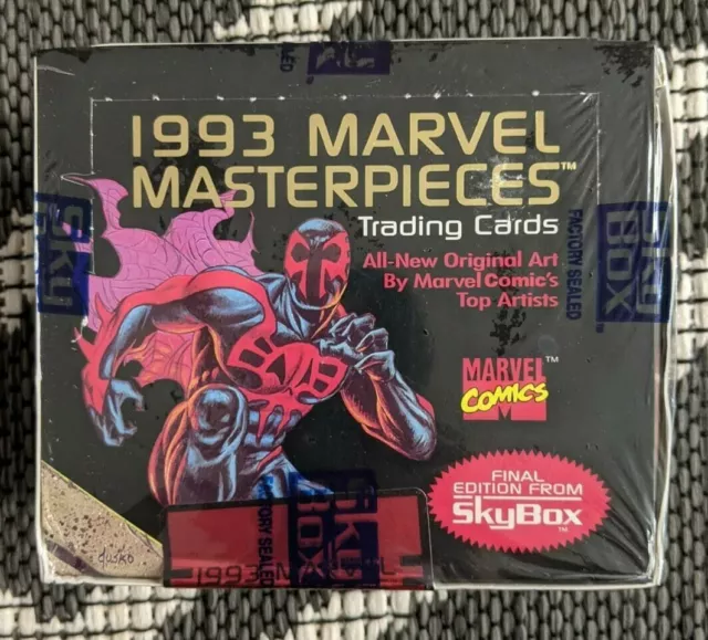 1993 MARVEL MASTERPIECES Trading Cards Box 36 Packs New Factory Sealed Skybox
