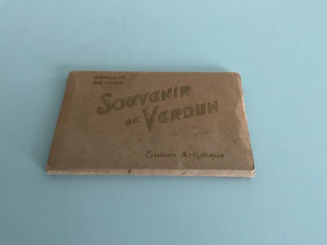 Verdun - Le circuit des Forts - rive droite - Carte postale ancienne et vue d'Hier et Aujourd