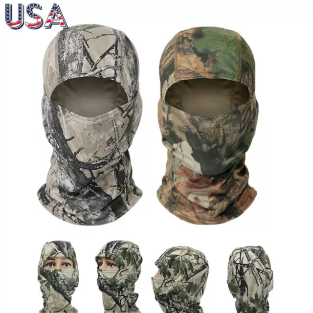 Camouflage Balaclava Hood Military Army Tactical Helmet Liner Gear Ski Face Mask