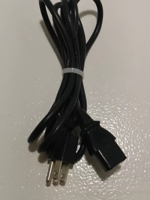 3-Prong IEC Power Supply Universal Cable Cord Plug Computer LCD CRT Monitor