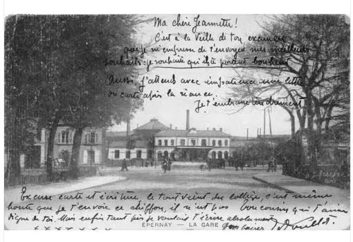 Cpa 51 Epernay La Gare