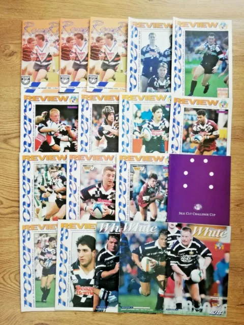 Featherstone Rovers Rugby League Programmes 1994 - 2001