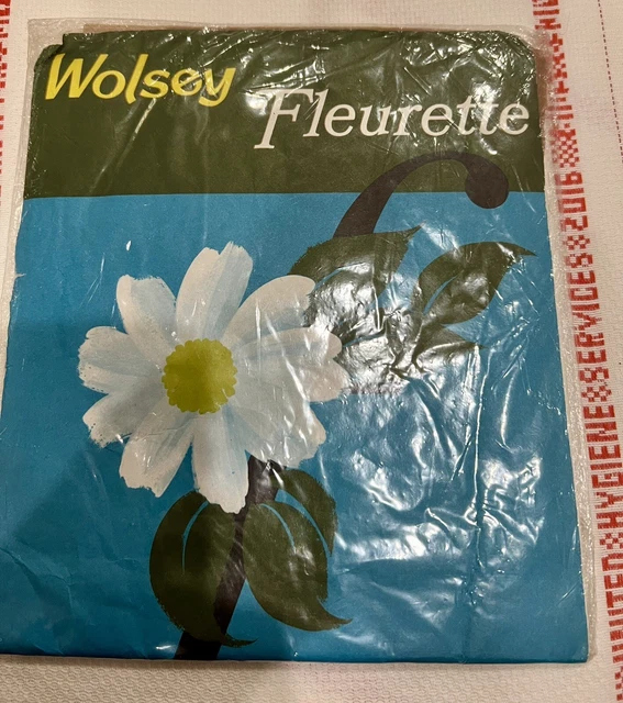 Wolsey Vintage Nylon Micromesh Seam Free Stockings Tan Size 11