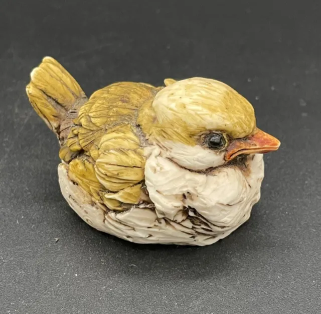 D. Esposito 1981 Artifice Ottanta Bird Figurine- Made In Italy Small Brown Mano