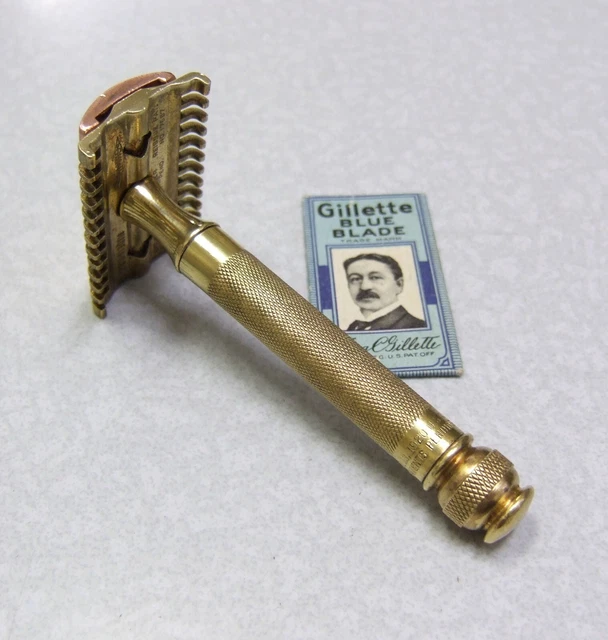 Vintage 1930'S Gillette Goodwill Double Edge Safety Razor - Clean