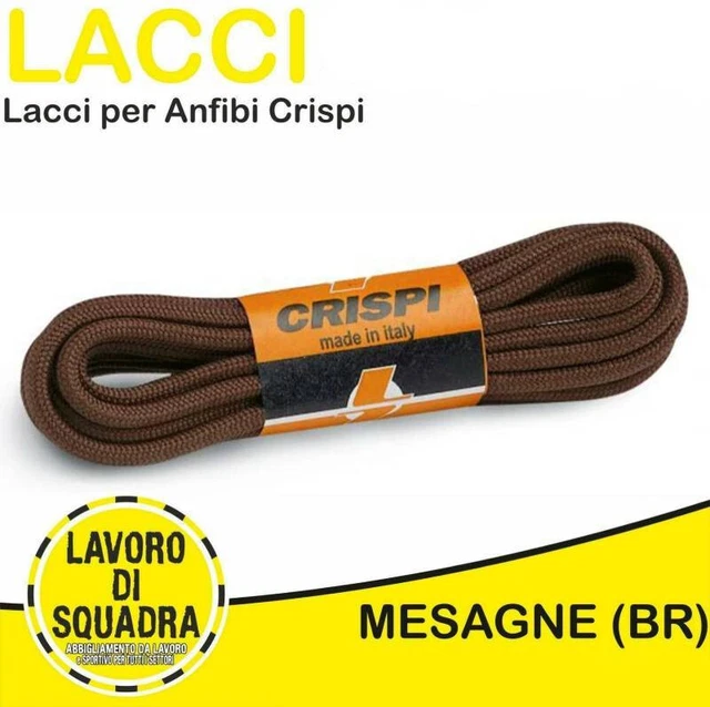 Lacci per scarpe Crispi scarponi Anfibi rotondi trekking tondi colore MARRONE CR