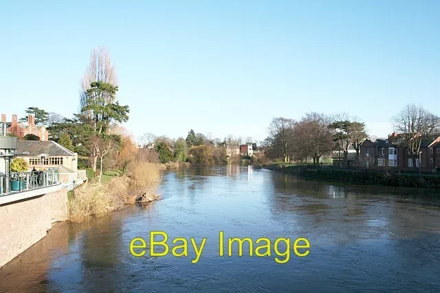 Photo 6x4 River Wye Downstream of the Old Road Bridge Taken from the old  c2007
