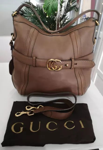 Gucci Tan Leather Larger Running Hobo Bag,  Shoulder Bag ERP £1,950.00