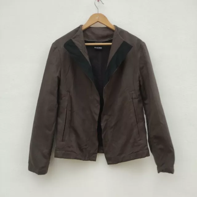 Vtg Y'S Yohji Yamamoto Homme JPN Japanese Designer Coat Men Casual Brown Jacket