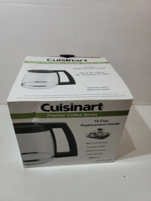 Cuisinart Coffee Maker 12-Cup Glass Carafe, DCC-1200PRC GENUINE