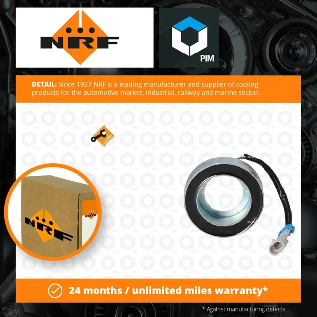 A/C COMPRESSOR CLUTCH Part fits OPEL ZAFIRA A, B 99 to 15 NRF 09174395