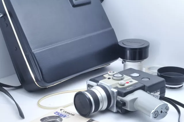 【Near Mint All works w/Case】 Canon 518 SV Single 8 Movie 8mm Film Camera JAPAN