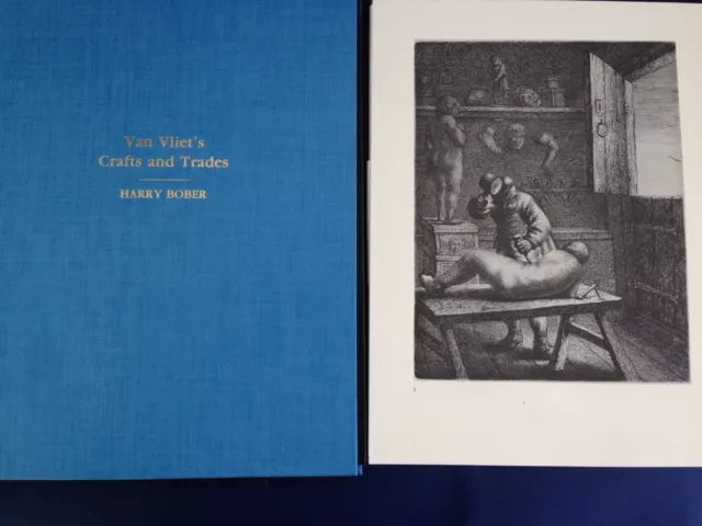 JAN VAN VLIET Crafts & Trades 18 PRINTS etchings / portfolio DUTCH 17TH century