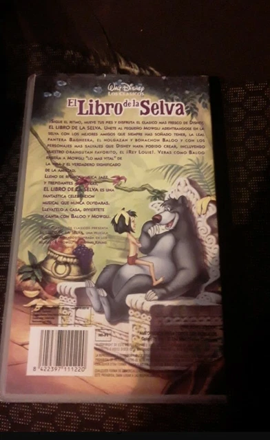 EL LIBRO DE la Selva Spanish VHS Disney EUR 75,00 - PicClick ES
