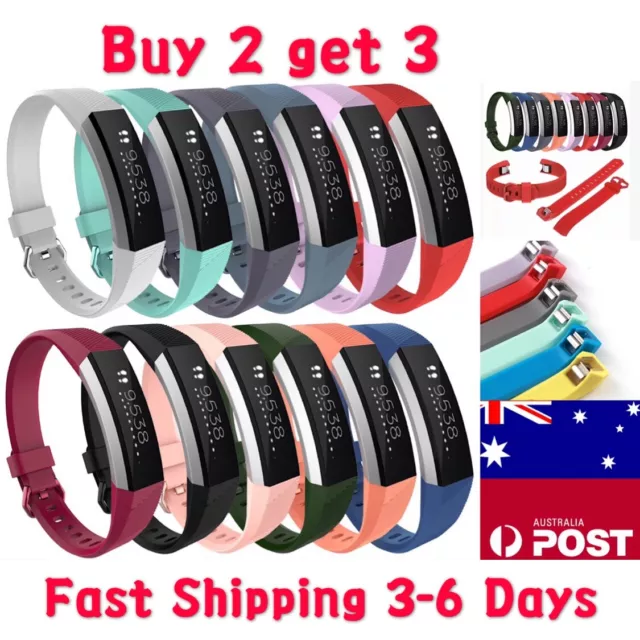 Fitbit Alta HR Silicone Replacement Band Wrist Watch Band Secure Buckle