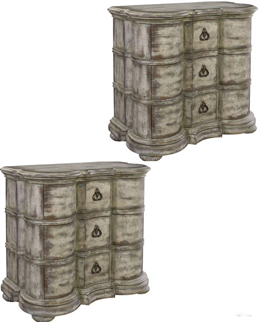 PAIR 2 Thomasville Casa Veneto Corina Nightstands $5K Originally  PICKUP OHIO