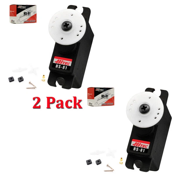 Hitec HS-81 Micro Servo 2-PACK HS81 / 81