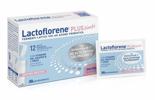 Lactoflorene plus bimbi 12bustine