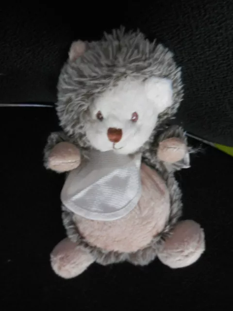 doudou peluche ours déguisé hérisson marron beige BUKOWSKI 17cm