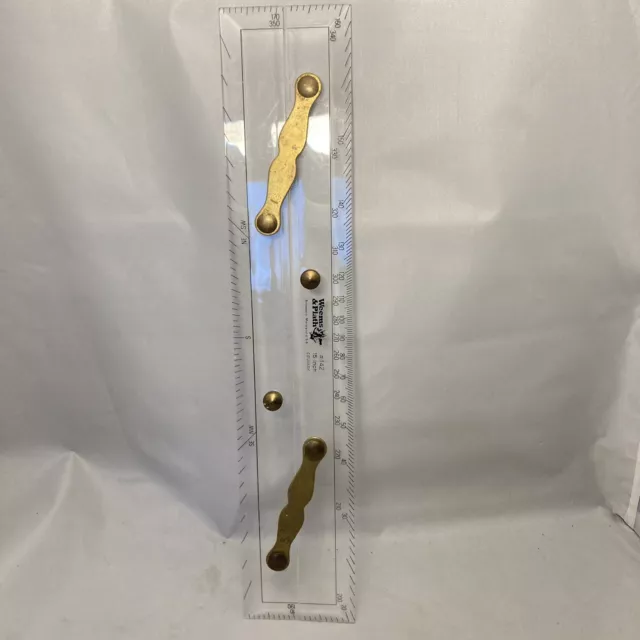Vintage Weeks & Path Marine Navigation Parallel Ruler #142 15 Inches