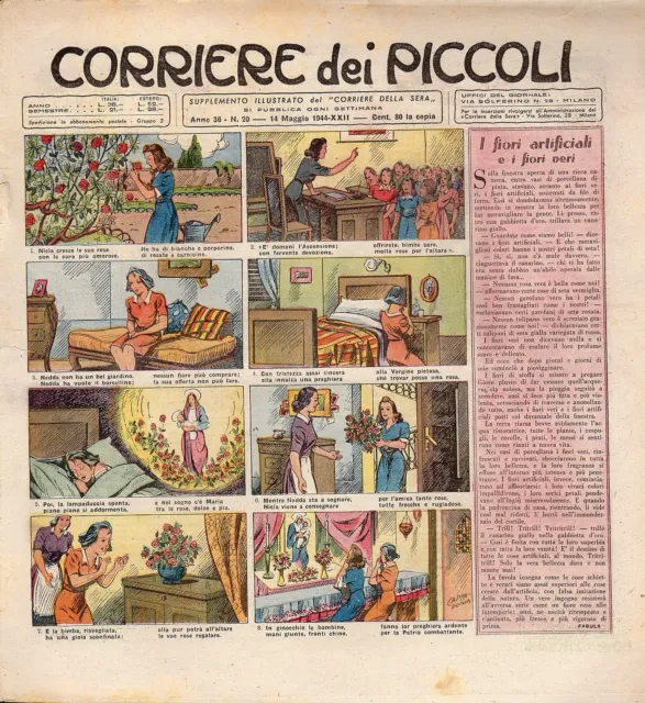 [Kmb] Corriere Dei Piccoli Anno 1944 Numero 20