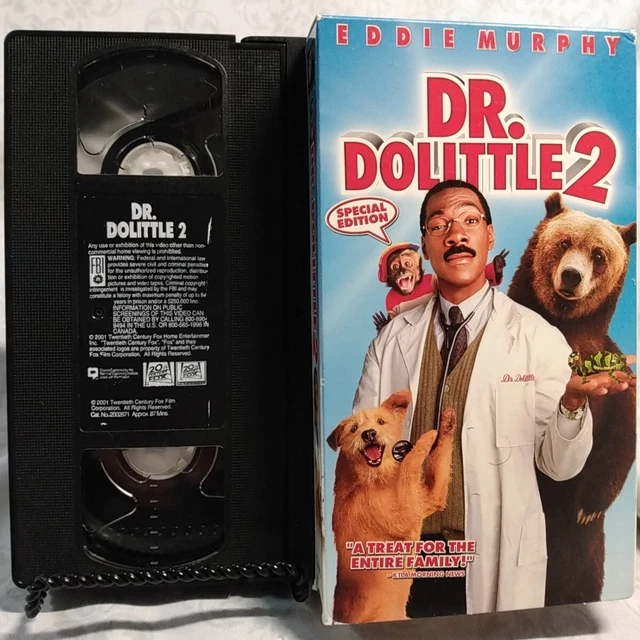 DR. DOLITTLE 2 (VHS, 2001) Eddie Murphy, Kristen Wilson £3.31 - PicClick UK