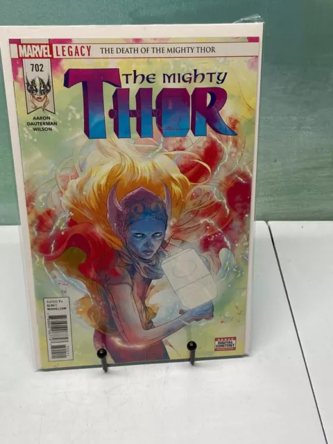 Mighty THOR 702 Death of the Mighty Thor Jane Foster run Marvel Comics 2017