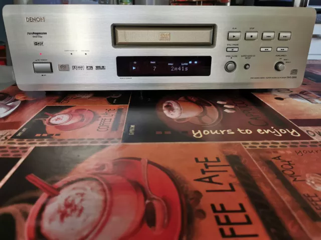 Denon DVD-2900 DVD Audio-Video/Super Audio CD Player der Spitzenklasse mit FB
