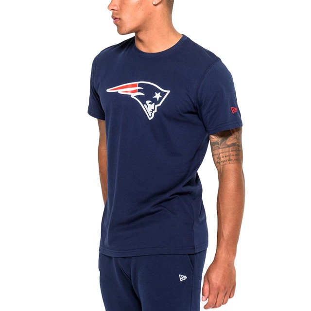 T-shirt calcio New Era New England Patriots logo squadra NFL - Navy