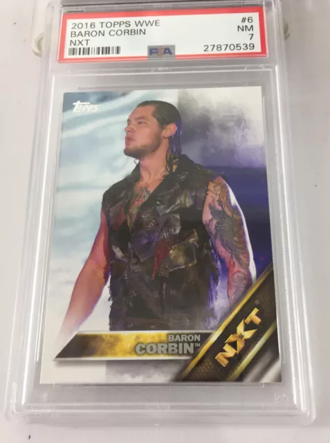 Baron Corbin 2016 Topps Nxt Rookie #6 Psa 7 Low Pop 1