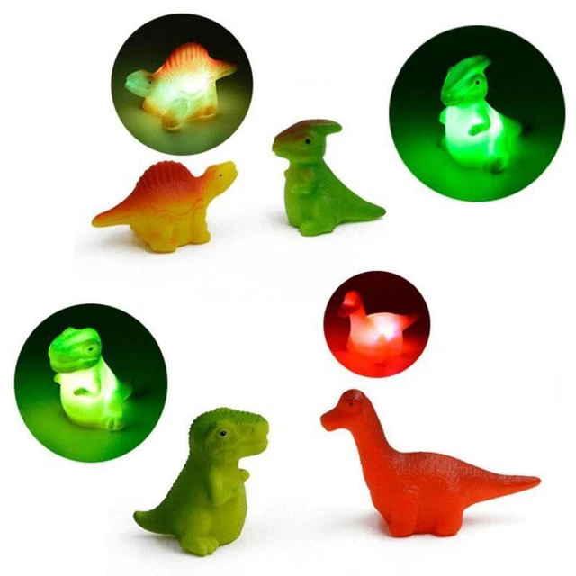 Giocattoli da bagno dinosauro bambino illuminazione led acqua galleggiante incandescente 2023 giocattolo T3N6