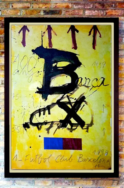 Litografía " Tapies ", Centenario 1999,Edt Limt xxx de 1000 Barcelona 2001