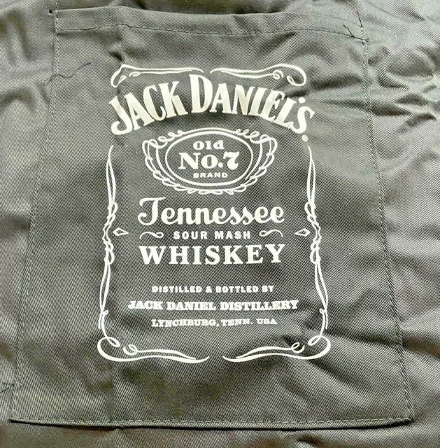 JACK DANIELS BBQ Apron Pub Bar Whiskey Party Barbecue BarBQue