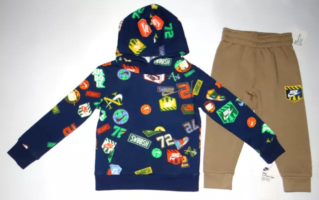 NWT, Toddler girl/boy clothes, 2T, Nike Logo Hoodie & jogger set/ 55% OFF!!
